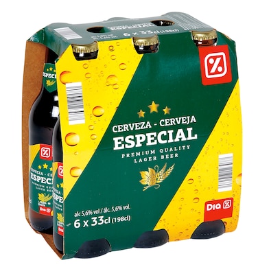 Cerveza especial Dia botella 6 x 33 cl-0