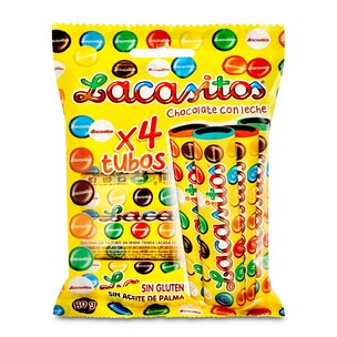 grageas de chocolate con leche 80 g