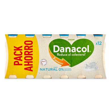 Bebida láctea natural Danacol pack 12 x 100 g-1 Bebida láctea natural Danacol pack 12 x 100 g-1