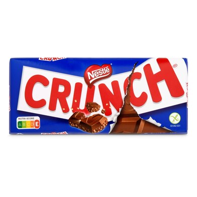 Chocolate con leche con cereales Nestlé Crunch 100 g-0 Chocolate con leche con cereales Nestlé Crunch 100 g-0
