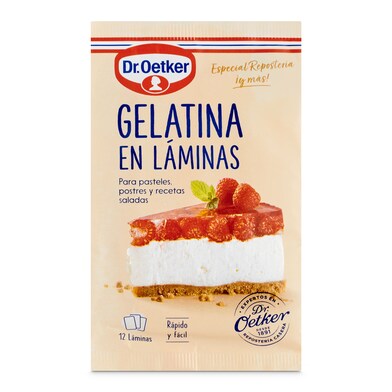 Gelatina en láminas Dr. Oetker bolsa 20 g-0