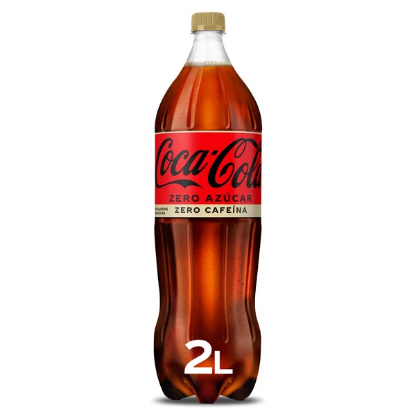 Coca-Cola Zero Azúcar Zero Cafeína Botella 2 L.