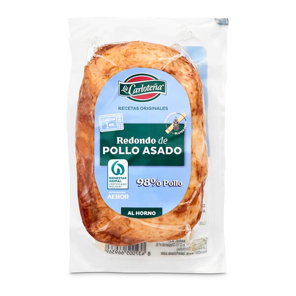 Redondo Pollo Asado La Carloteña Envase 340 Gr.