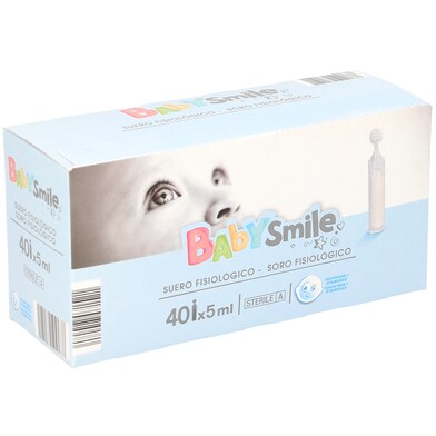 Suero fisiológico dosis individuales BabySmile caja 40 unidades-0 Suero fisiológico dosis individuales BabySmile caja 40 unidades-0