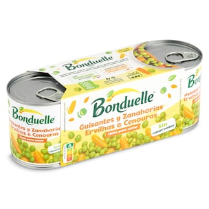 guisantes y zanahorias 3 x 130 g