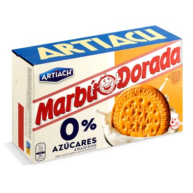 Galletas doradas al horno 0% azúcares añadidos Marbú caja 400 g-0 Galletas doradas al horno 0% azúcares añadidos Marbú caja 400 g-0