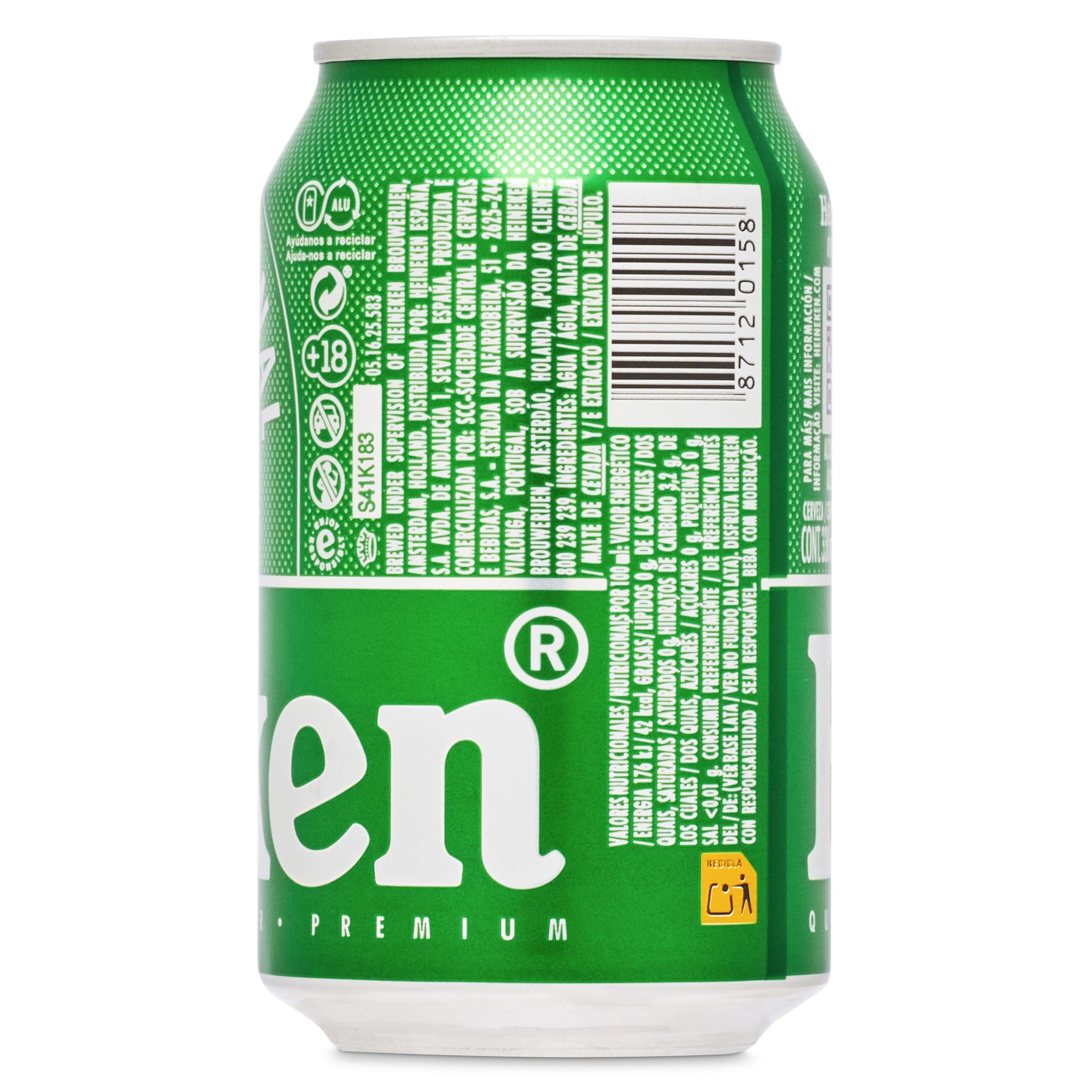 Cerveza Heineken pack 24 x 1 L