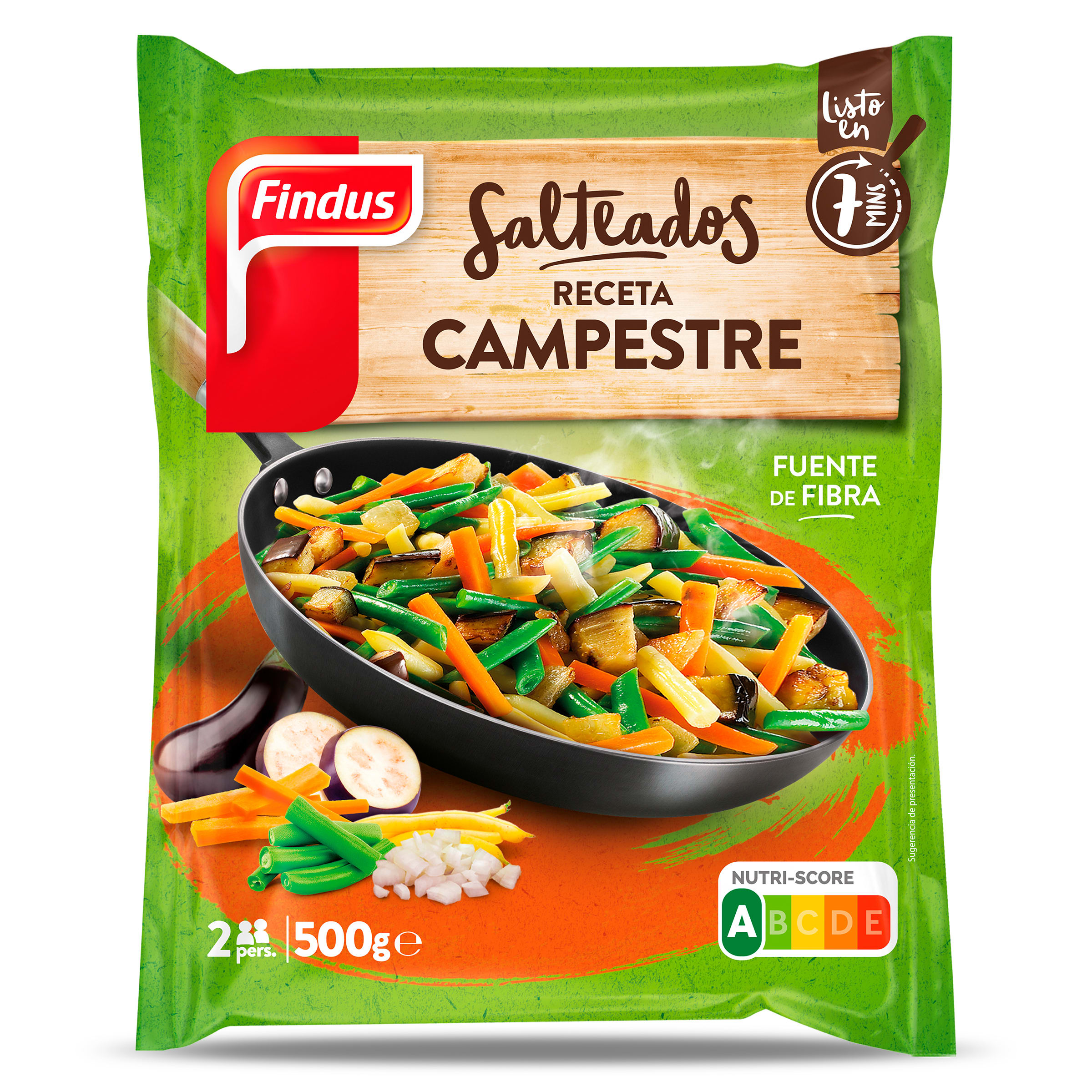 Salteado receta campestre Findus bolsa 500 g