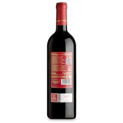 Vino tinto crianza D.O. Rioja Marqués de Caceres botella 75 cl-1