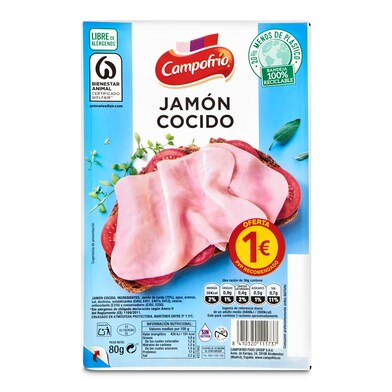 Jamón cocido Campofrío sobre 80 g-0