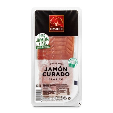 Jamón curado Navidul sobre 68 g-0 Jamón curado Navidul sobre 68 g-0