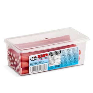 regaliz rojo relleno 290 g