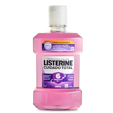 Enjuague bucal cuidado total Listerine botella 1 l-0