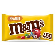 Cacahuete recubierto de chocolate con leche M&M's bolsa 45 g