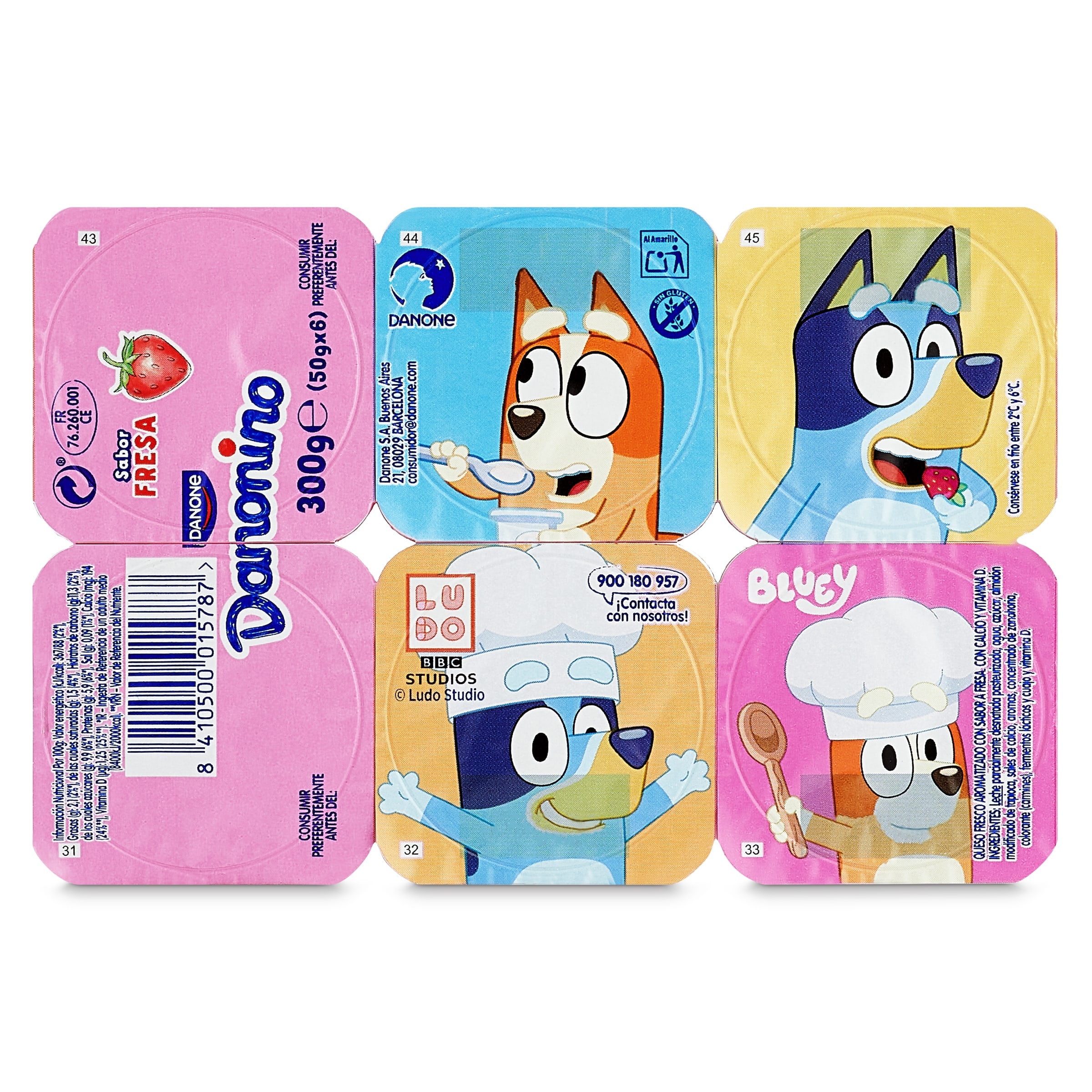 Petit de fresa Danonino 6 x 50 g