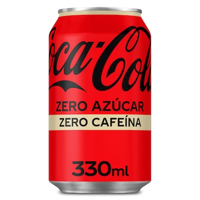 Refresco de cola zero zero Coca-Cola lata 33 cl-0