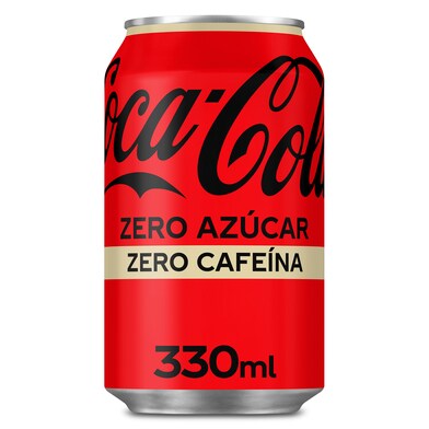 Refresco de cola zero zero Coca-Cola lata 33 cl-0