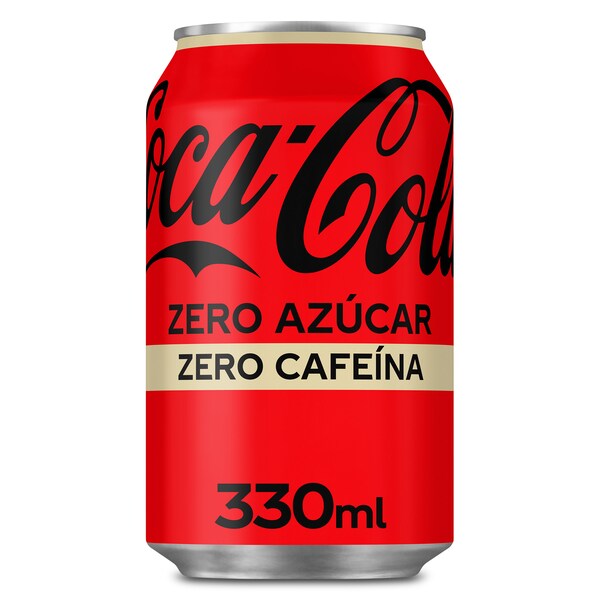 Coca-Cola Zero Azúcar Zero Cafeína Lata 330 Ml.