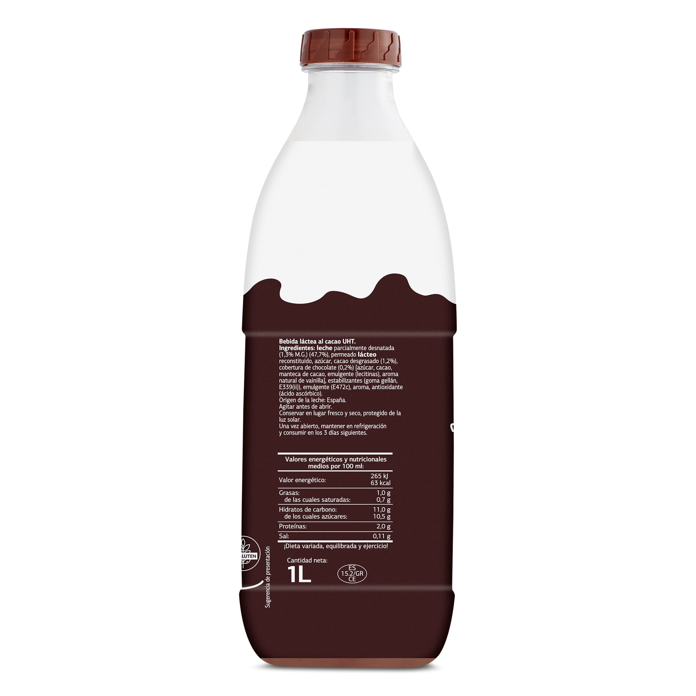 Batido al cacao Dia Láctea botella 1 L
