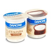 Cuajada sin azúcar Danone pack 2 x 135 g