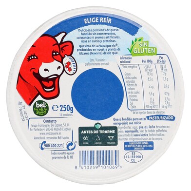 Queso fundido original en porciones La vaca que ríe caja 250 g-1 Queso fundido original en porciones La vaca que ríe caja 250 g-1