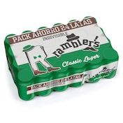 Cerveza lager Ramblers lata 24 x 33 cl