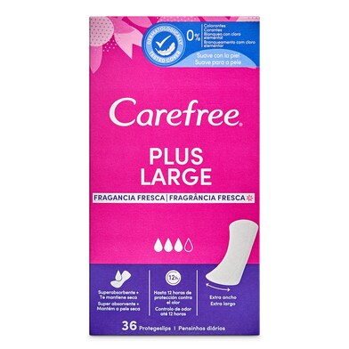 Protegeslips maxi fresh Carefree caja 36 unidades-1 Protegeslips maxi fresh Carefree caja 36 unidades-1