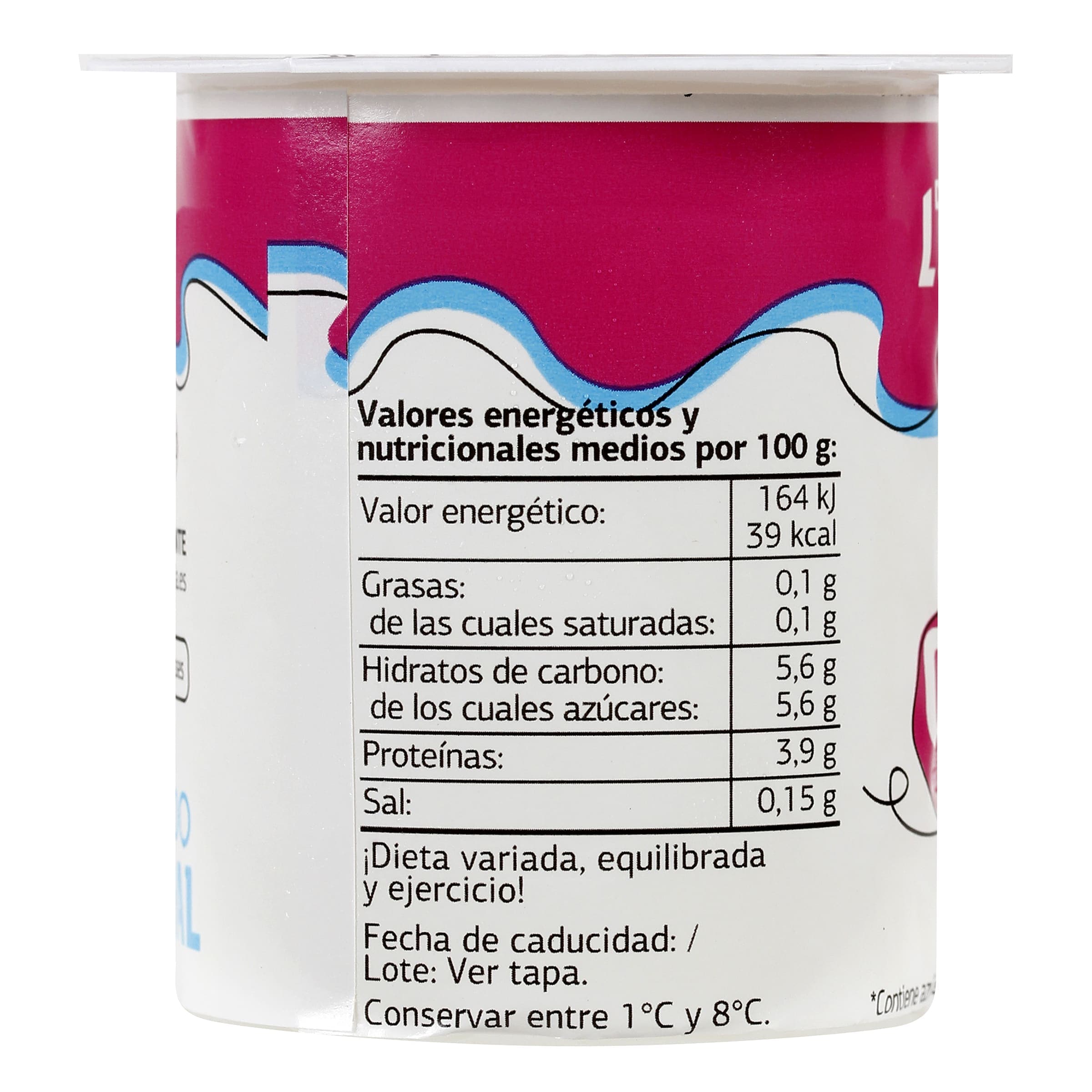 Yogur natural desnatado Dia Láctea 6 x 125 g