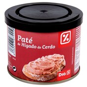 Paté de hígado de cerdo DIA DIA  LATA 200 GR
