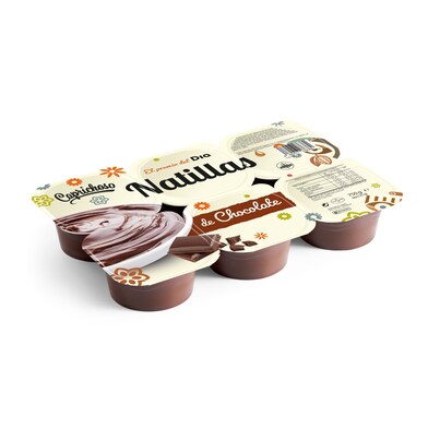 Natillas sabor chocolate Caprichoso Dia pack 6 x 125 g-0 Natillas sabor chocolate Caprichoso Dia pack 6 x 125 g-0