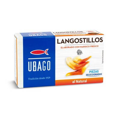 Langostillos al natural Ubago   lata 45 GR-0