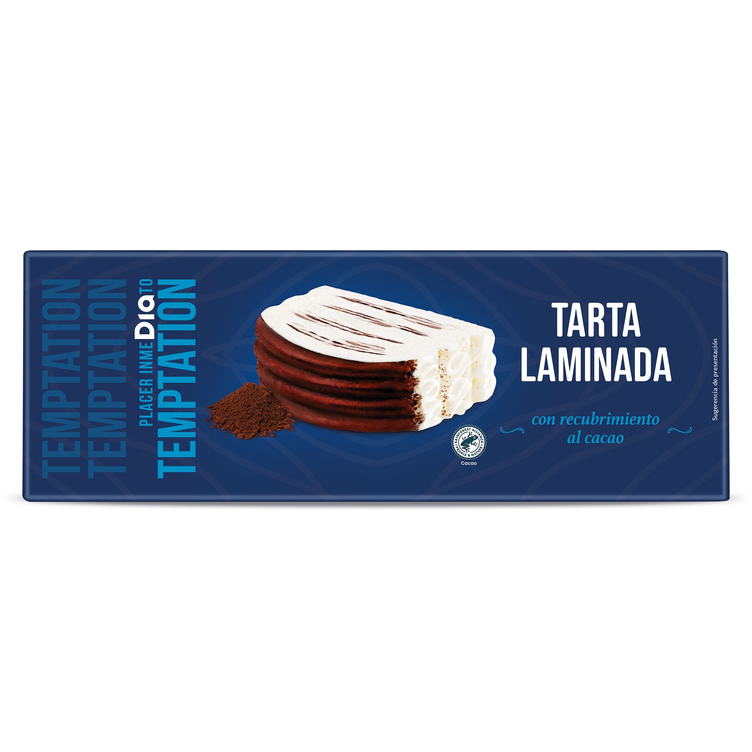 Tarta laminada nata y chocolate Dia Temptation 525 g