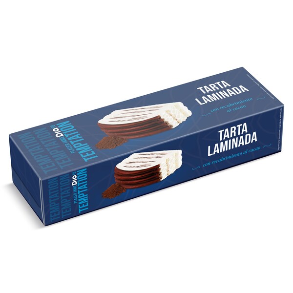 Tarta Laminada Nata y Chocolate Dia Caja 515 Gr.