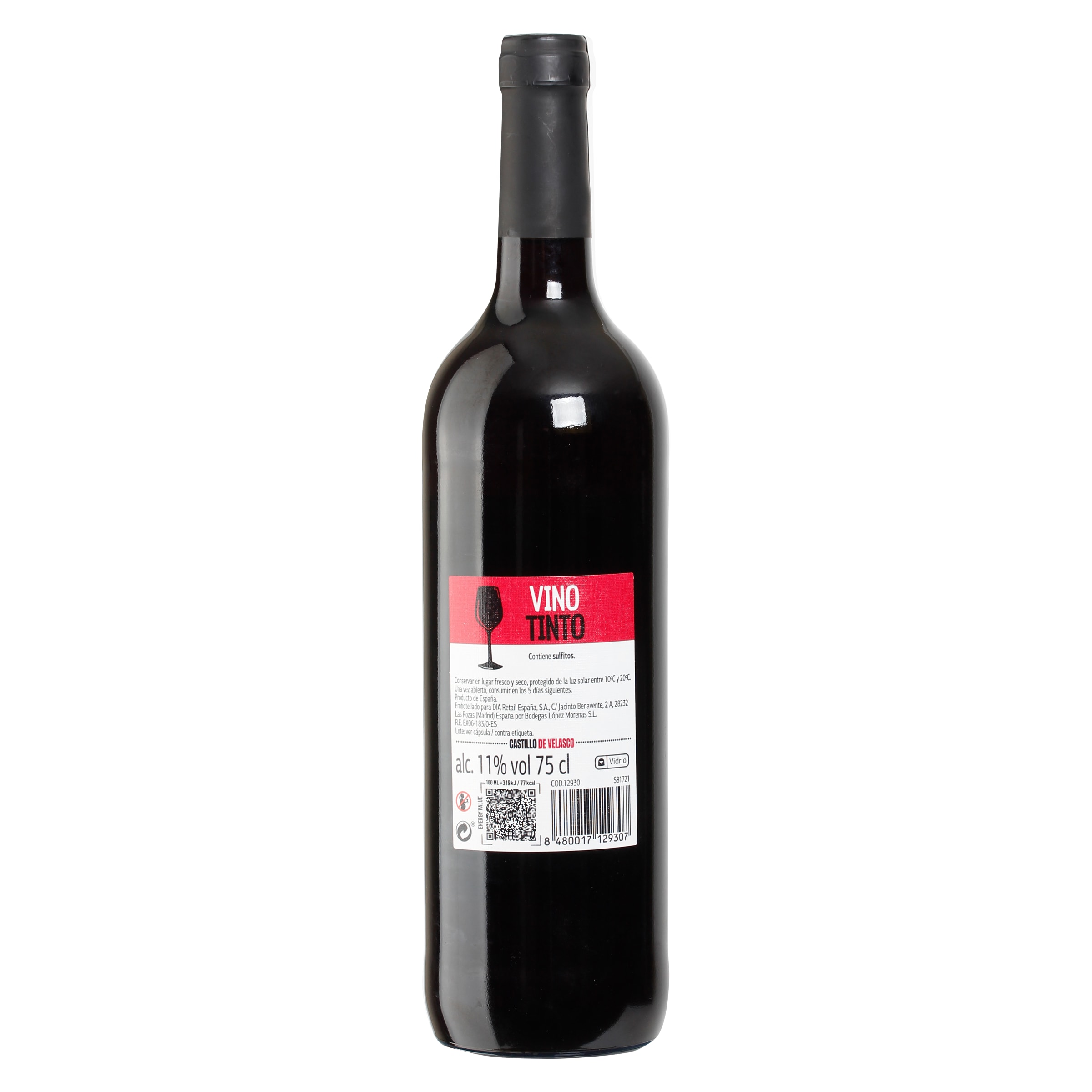 Vino tinto Castillo de Velasco 75 cl