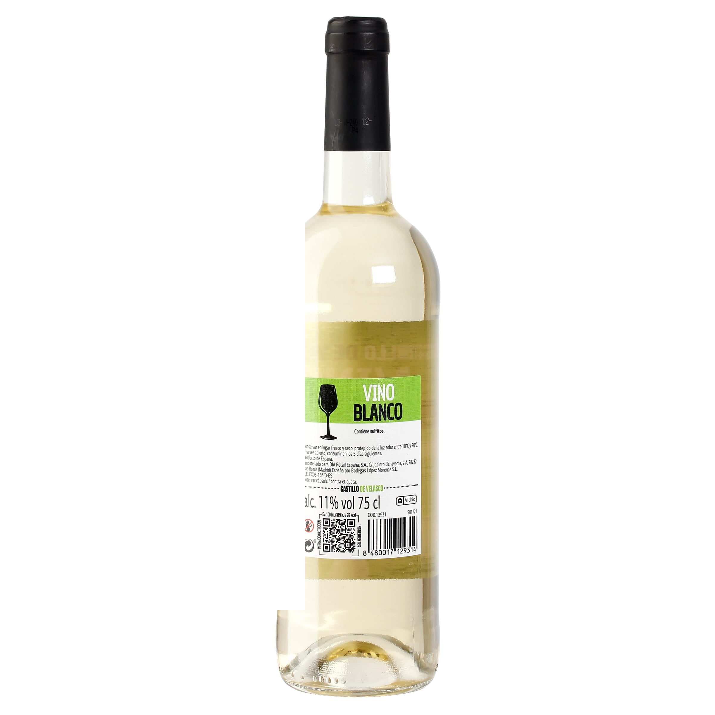 Vino blanco Castillo de Velasco 75 cl