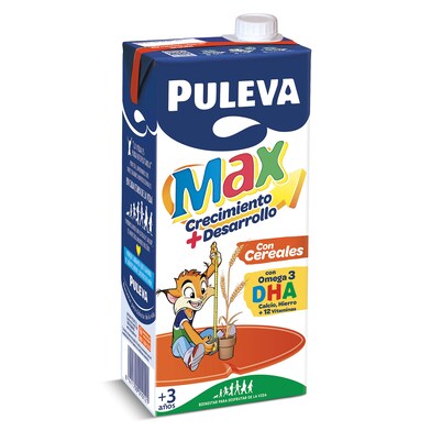 Bebida láctea con cereales crecimiento y desarrollo Puleva brik 1 l-0 Bebida láctea con cereales crecimiento y desarrollo Puleva brik 1 l-0