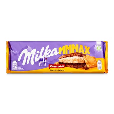 Chocolate con leche relleno de galleta choco-swing Milka 300 g-0