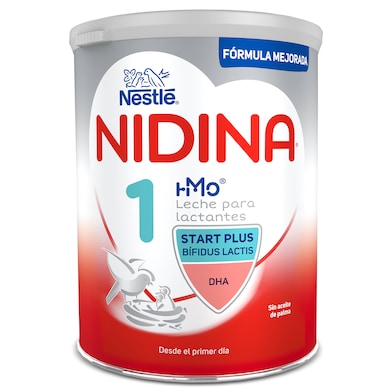 Leche infantil 1 inicio premium Nidina lata 800 g-0