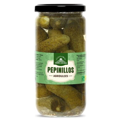 Pepinillos agridulces Vegecampo de Dia frasco 360 g-0 Pepinillos agridulces Vegecampo de Dia frasco 360 g-0