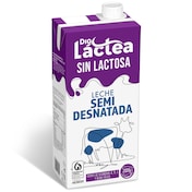 Leche semidesnatada sin lactosa Dia Láctea brik 1 l