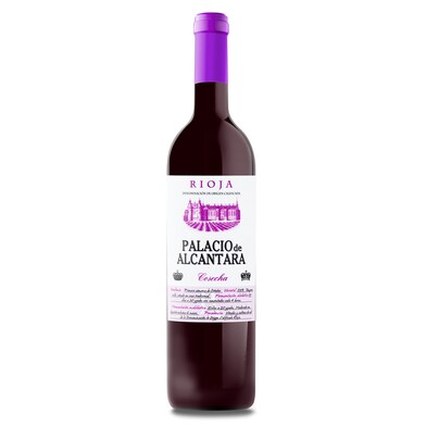 Vino tinto joven D.O. rioja Palacio de Alcántara botella 75 cl-0