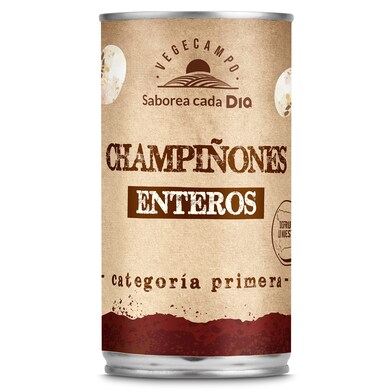 Champiñones enteros Vegecampo de Dia lata 185 g-0