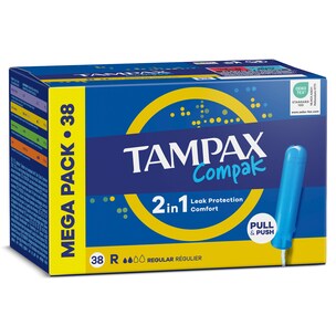 tampon compak 38 unidades