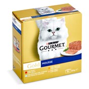 Mousse para gatos mix Gourmet lata 8 x 85 g