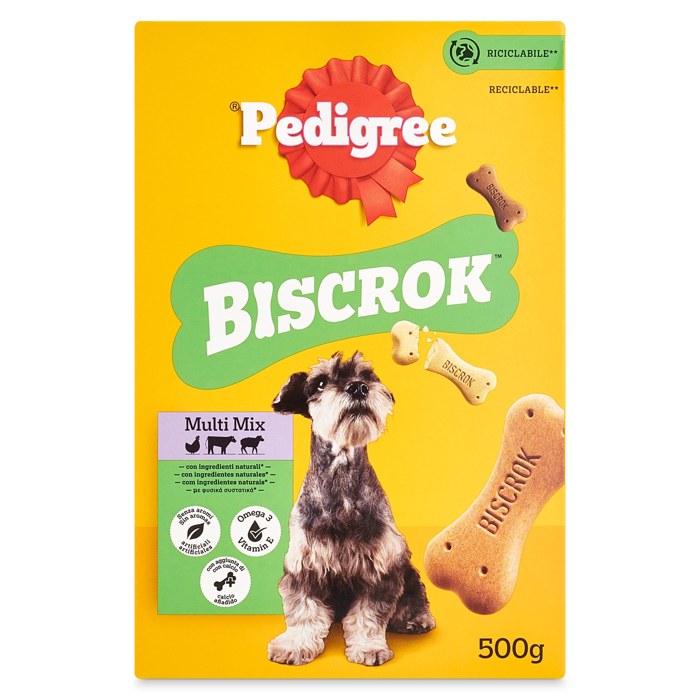 Snack para perros Pedigree Biscrok 500 g