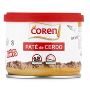 Paté de hígado de cerdo Coren lata 200 g