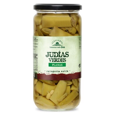 Judías verdes cortadas categoría extra Vegecampo de Dia frasco 360 g-0 Judías verdes cortadas categoría extra Vegecampo de Dia frasco 360 g-0
