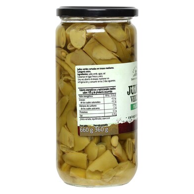 Judías verdes cortadas categoría extra Vegecampo de Dia frasco 360 g-1 Judías verdes cortadas categoría extra Vegecampo de Dia frasco 360 g-1