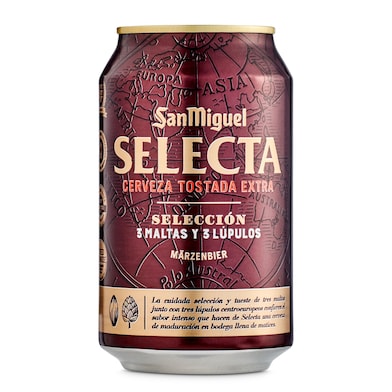 Cerveza extra San Miguel Selecta lata 33 cl-0