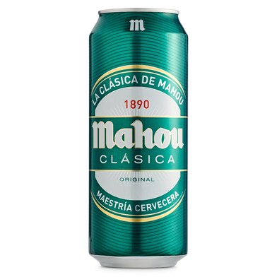 Cerveza clásica Mahou lata 50 cl-0 Cerveza clásica Mahou lata 50 cl-0